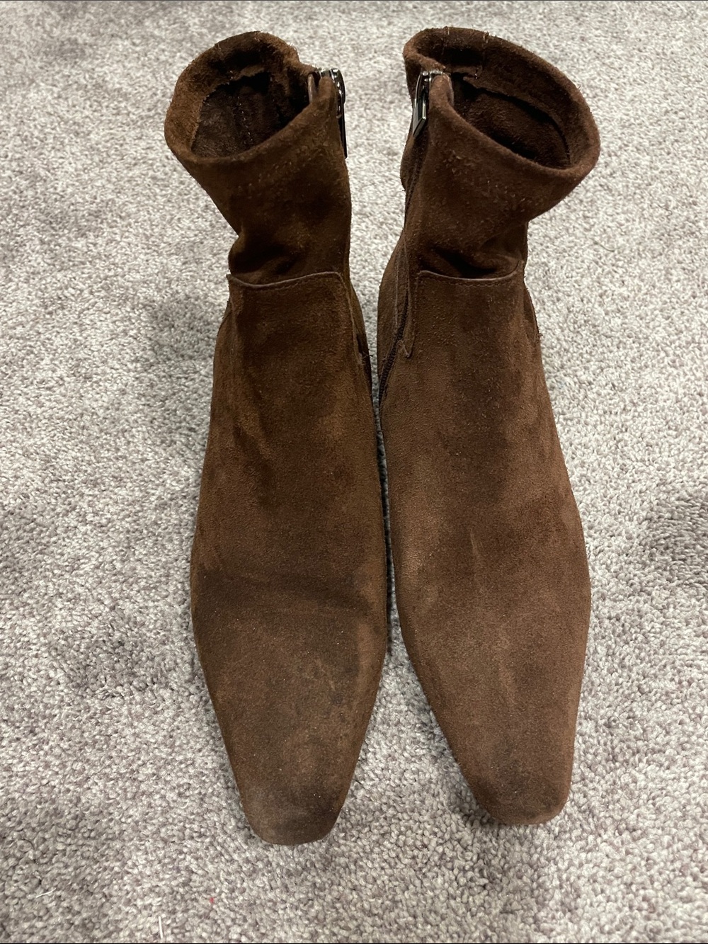 Jason Wu Chocolate Suede Ankle Booties